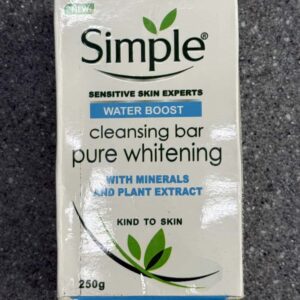 Simple cleansing bar pure whitening
