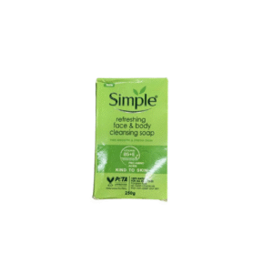 Simple refreshing face & body cleansing soap